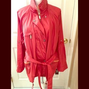 Vince Camino Orange Anorak Jacket NWT